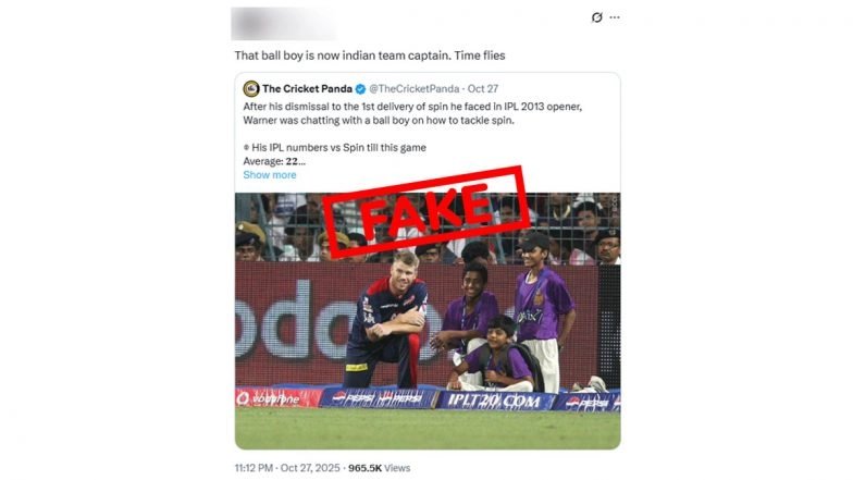 Cek Fakta: Apakah David Warner Berbicara Dengan ‘Ball Boy’ Shubman Gill Setelah Pemecatannya Di Pembuka IPL 2013? Inilah kebenaran tentang pernyataan viral tersebut