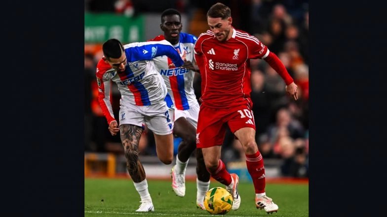 Liverpool 0-3 Crystal Palace 2025-26 Carabao Cup: Ismail Sarr dan Jeremy Pino mencetak gol saat Eagles menyingkirkan The Reds dari Piala EFL