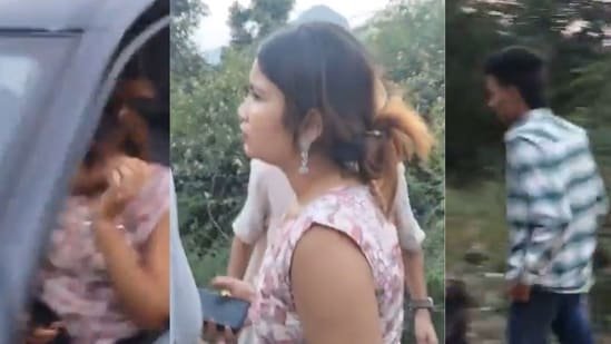 Turis mencoba melarikan diri dari hotel tanpa membayar tagihan Rs 10.900, tertangkap setelah kejaran polisi: video