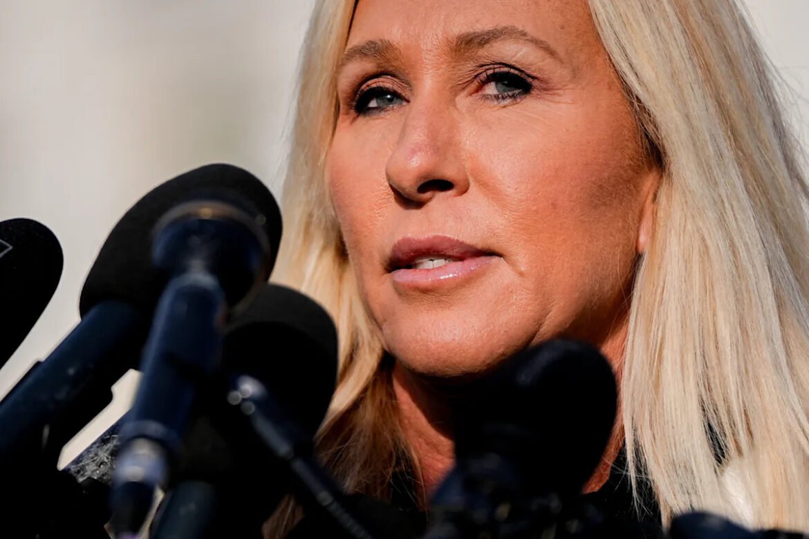 Anggota Parlemen Marjorie Taylor Green dari Georgia, mantan pendukung Trump, mengatakan dia mengundurkan diri dari Kongres