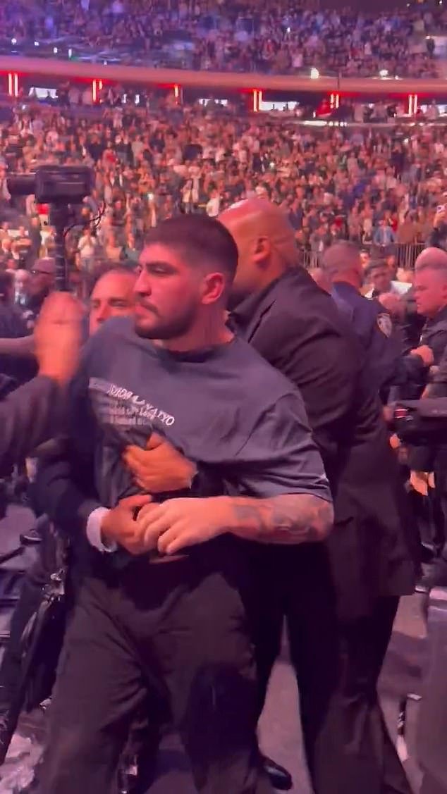 Dillon Danis terlibat perkelahian liar di luar kandang di UFC 322 sebelum dikawal oleh polisi ke MSG