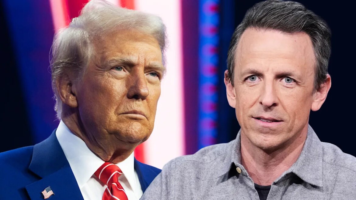 Donald Trump menyerukan agar pembawa acara Late Night Seth Meyers dipecat — dan kali ini ketua FCC menggemakan permintaan POTUS
