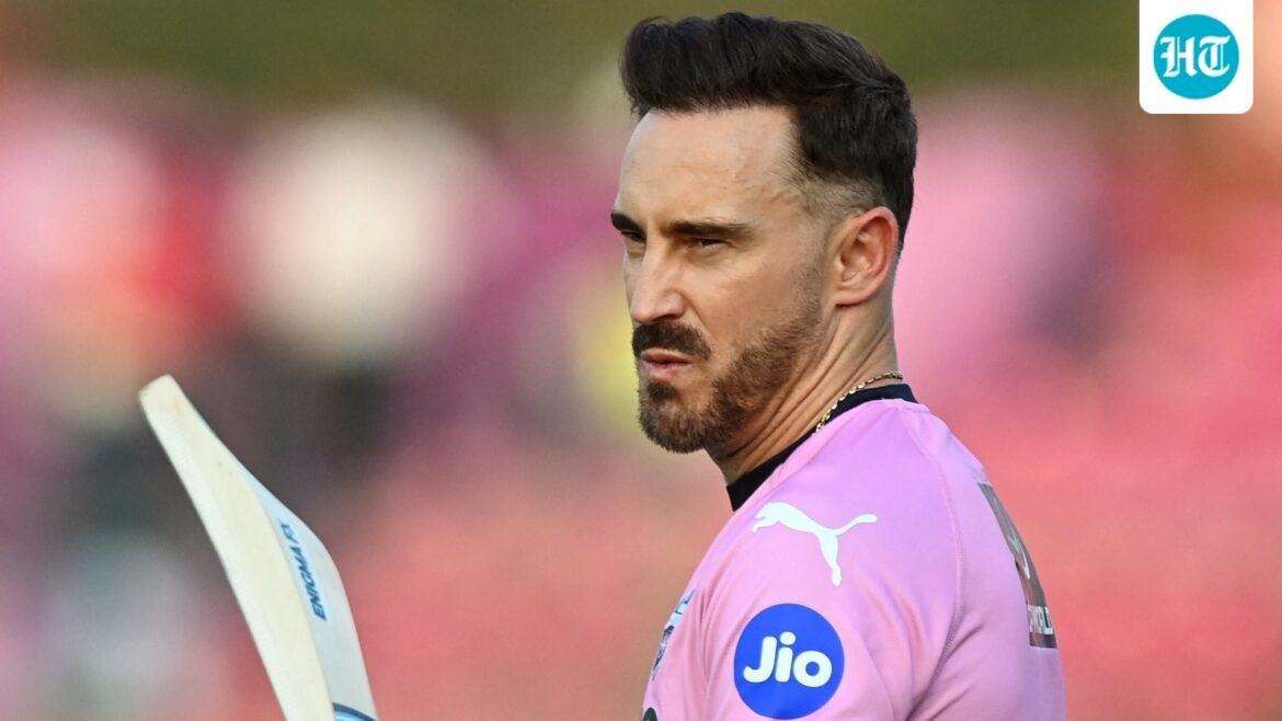 Faf du Plessis keluar dari lelang IPL 2026 untuk menerima ‘tantangan baru’ di PSL: ‘Jelas bukan selamat tinggal’