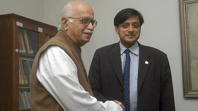‘Negarawan sejati’: Pemimpin Kongres Shashi Tharoor mengucapkan selamat ulang tahun kepada pendukung BJP LK Advani pada hari ulang tahunnya yang ke-97