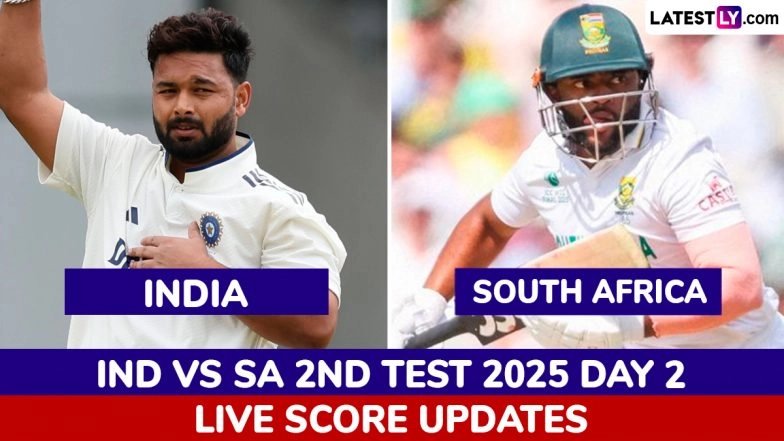 SA 428/7 dalam 137 overs saat makan siang | Pembaruan Skor Langsung India vs Afrika Selatan Tes ke-2 2025 Hari 2: Marco Jansen mencapai paruh abad keempat