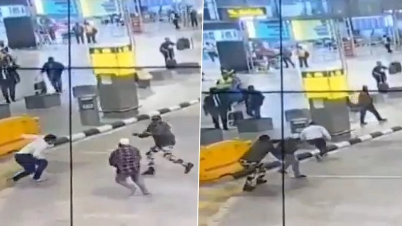 Serangan pisau bandara Bengaluru: Seorang pria mencoba menikam 2 sopir taksi di bandara Bengaluru setelah bertengkar, berhasil ditangani oleh pejabat CISF; Permukaan video