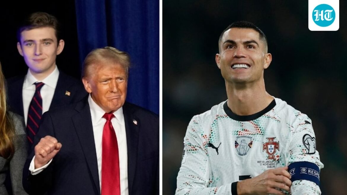 Trump menyambut Cristiano Ronaldo di jamuan makan malam di Gedung Putih, mengatakan Barron bertemu dengannya: ‘Anak saya adalah penggemar beratnya’