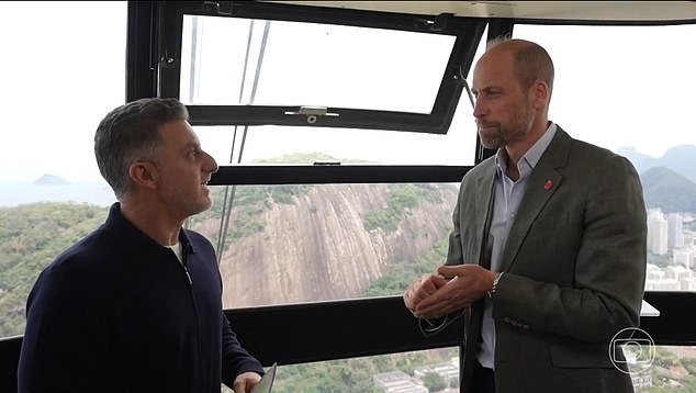 William berbicara kepada TV Brasil tentang bagaimana dia dan Kate harus menjawab “pertanyaan sulit” anak-anak mereka tentang perjuangannya melawan kanker… dan kapan Pangeran George akan diizinkan memiliki ponsel