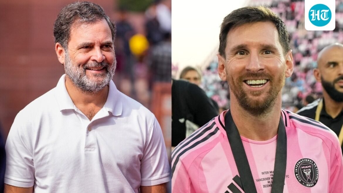 Kemungkinan pertemuan antara Rahul Gandhi dan Messi? Pemimpin Cong akan menghadiri pertandingan sepak bola di Hyderabad hari ini