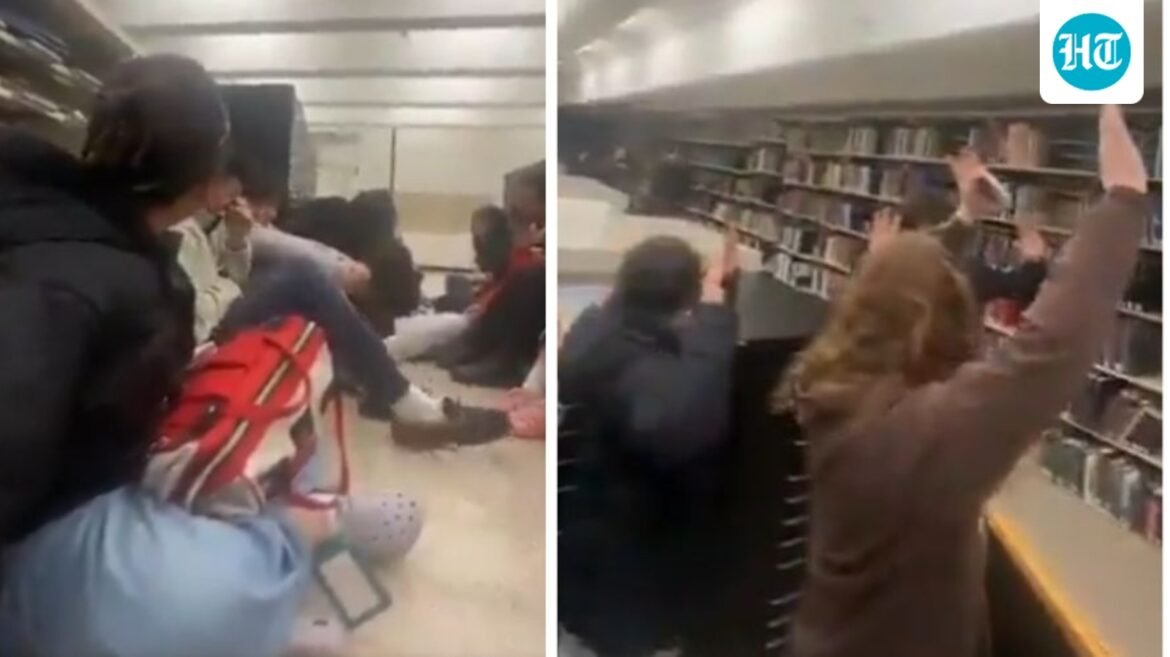 Penembakan di Brown University: Video mengerikan menunjukkan polisi menyelamatkan mahasiswa yang ketakutan yang bersembunyi di perpustakaan | Lihat