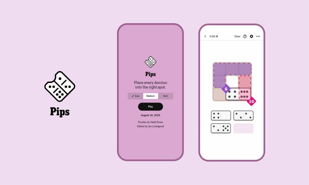 Tip, Jawaban, dan Panduan NYT “Pips” untuk Rabu, 3 Desember